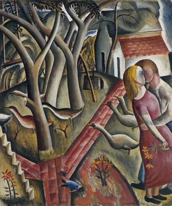 The Enclosed Garden by David Jones, 1924